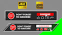 animations 52 buttons for youtube subscribe, comment, like, share, bell