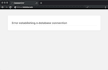 fix error establishing a database connection in wordpress without loosing data