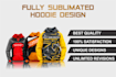design sublimated hoodie design