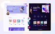 do figma xd PSD design for nft section