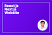 do nft website design with react js next js