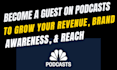 get you booked on podcasts