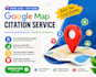 google map citations by map pointing