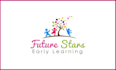 do awesome childcare, mother care, education logo with creative thinking