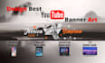 create amazing youtube logo and channel art