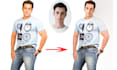 face swap or face change by photoshop