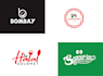 design interactive restaurants and food café logo only