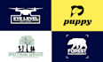 do unique creative modern logo and graphic design for you