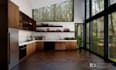 design kitchen in 3d with rendering