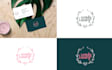 create a business card feminine and logo design