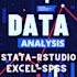 assist in data analysis using stata, spss, rstudio and excel
