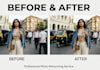 do realistic body reshaping and image retouching
