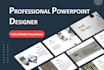 design a modern powerpoint slides in 24 hours