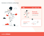 create custom illustrations for your website landing pages