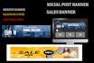 design roll up, website, infographic banner and poster