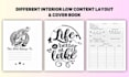 design amazon kdp journal, interior low content book