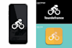 design modern mobile app logo or custom icons and favicon