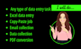 be your virtual assistant for copy paste job, data entry and web research