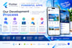 develop flutter mobile app for ios and android