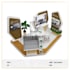 design and render 3d trade booth design and exhibition booth