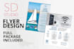 design a custom promotional flyer for your small business