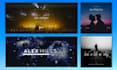 design spotify and soundcloud banner, cover super fast
