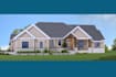 do high quality exterior 3d architectural render for US residential plan