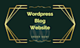build wordpress blog website