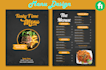 do modern restaurant menu design