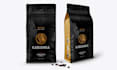 design premium coffee packaging, coffee bag and label design