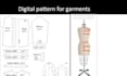 digital pdf sewing pattern maker cutting dresses