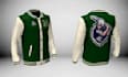 create 3d varsity jacket rotation mockup