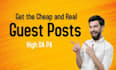 publish 10 guest posts on high da pa sites