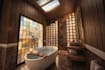 design high end bathroom interiors and realistic renders