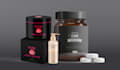 create packaging label and box designs with 3d render mockup