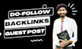 create backlinks via guest posting on high da website