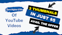 boost your views CTR with pro quality youtube thumbnail and video description