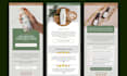 design custom klaviyo email template with flows setup