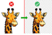 do vector tracing, convert your image into vector with transparent background