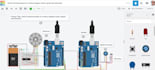 do your arduino communication based simulation on tinkercad