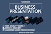 business  presentation and template slides