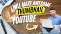 make an awesome youtube thumbnail in just 1 hour