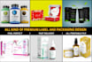 do all type product packaging, label and pouch design