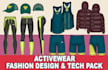create a activewear design and tech packs