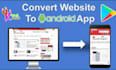 convert a website or a webpage into android app