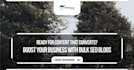 write SEO bulk articles and do blog writing for your website
