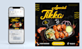 design innovative social media posts for your restaurant for instagram facebook