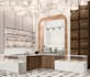 create hand drawn rendering for hospitality interiors