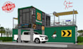 create shipping container homes, apartment, hotels in 3d