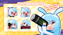 create anime style emotes and badges
